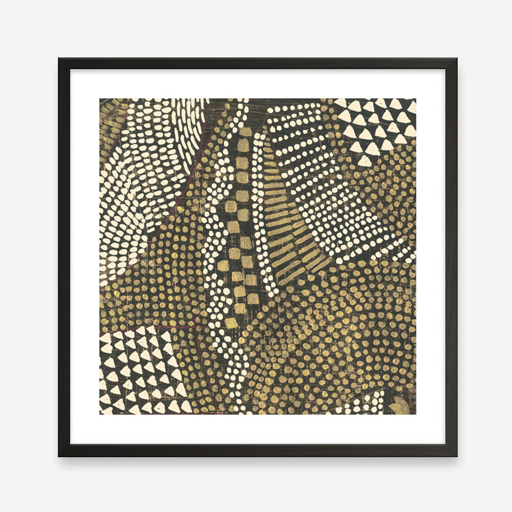Shop Bleaching Gold II (Square) Art Print a painted abstract themed wall art print from The Print Emporium wall artwork collection - Buy Australian made fine art painting style poster and framed prints for the home and your interior decor room, TPE-PC-PW626-AP