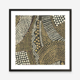 Shop Bleaching Gold II (Square) Art Print a painted abstract themed wall art print from The Print Emporium wall artwork collection - Buy Australian made fine art painting style poster and framed prints for the home and your interior decor room, TPE-PC-PW626-AP