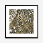 Shop Bleaching Gold II (Square) Art Print a painted abstract themed wall art print from The Print Emporium wall artwork collection - Buy Australian made fine art painting style poster and framed prints for the home and your interior decor room, TPE-PC-PW626-AP