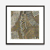 Shop Bleaching Gold II (Square) Art Print a painted abstract themed wall art print from The Print Emporium wall artwork collection - Buy Australian made fine art painting style poster and framed prints for the home and your interior decor room, TPE-PC-PW626-AP