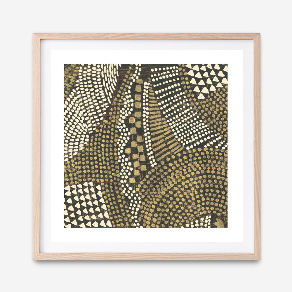 Shop Bleaching Gold II (Square) Art Print a painted abstract themed wall art print from The Print Emporium wall artwork collection - Buy Australian made fine art painting style poster and framed prints for the home and your interior decor room, TPE-PC-PW626-AP