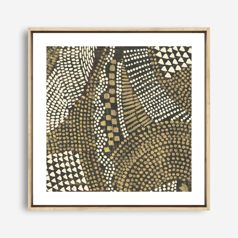 Shop Bleaching Gold II (Square) Canvas Print a painted abstract themed framed canvas wall art print from The Print Emporium artwork collection - Buy Australian made fine art painting style stretched canvas prints for the home and your interior decor space, TPE-PC-PW626-CA-40X40-NF