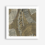 Shop Bleaching Gold II (Square) Canvas Print a painted abstract themed framed canvas wall art print from The Print Emporium artwork collection - Buy Australian made fine art painting style stretched canvas prints for the home and your interior decor space, TPE-PC-PW626-CA-40X40-NF