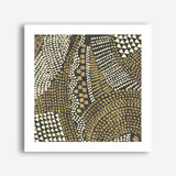 Shop Bleaching Gold II (Square) Canvas Print a painted abstract themed framed canvas wall art print from The Print Emporium artwork collection - Buy Australian made fine art painting style stretched canvas prints for the home and your interior decor space, TPE-PC-PW626-CA-40X40-NF