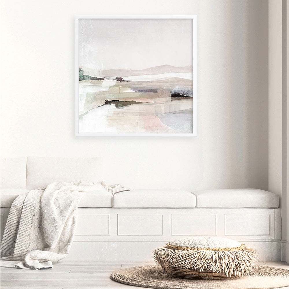 Shop Blended (Square) Art Print a painted abstract themed wall art print from The Print Emporium wall artwork collection - Buy Australian made fine art painting style poster and framed prints for the home and your interior decor room, TPE-DH-243-AP