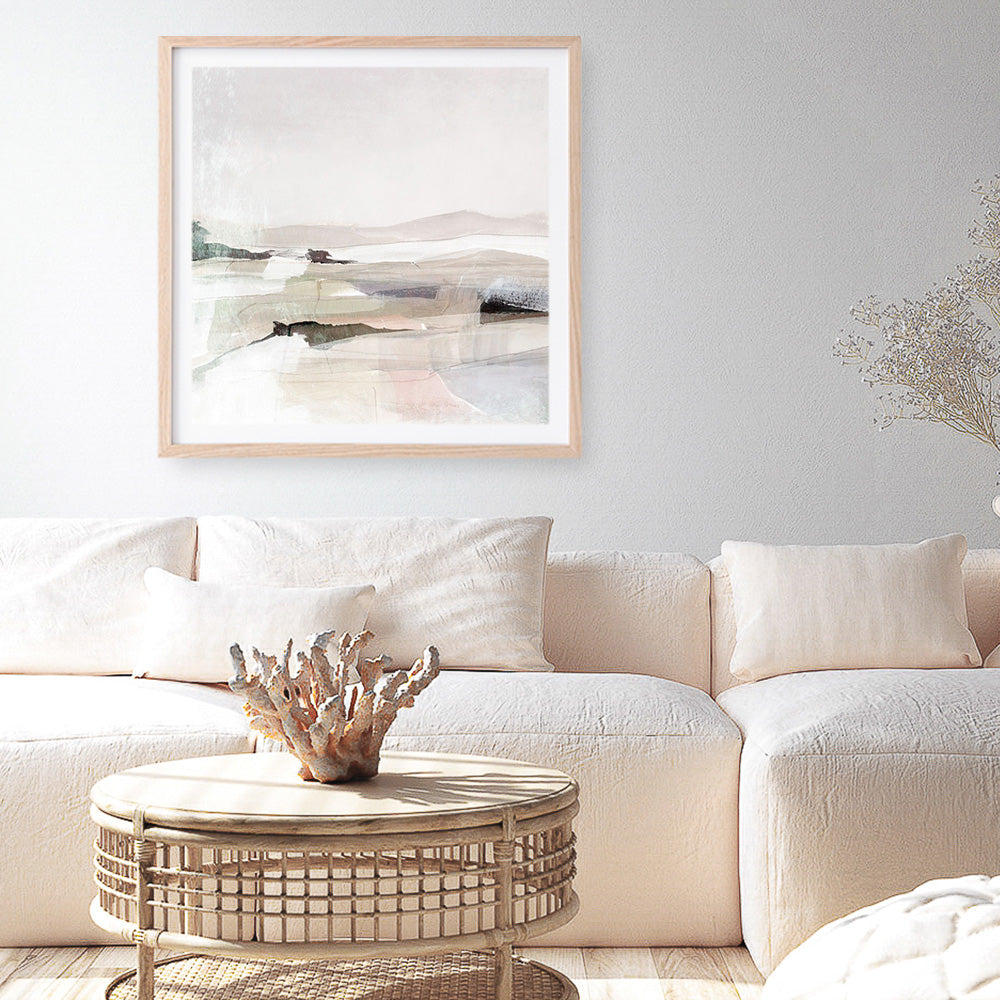 Shop Blended (Square) Art Print a painted abstract themed wall art print from The Print Emporium wall artwork collection - Buy Australian made fine art painting style poster and framed prints for the home and your interior decor room, TPE-DH-243-AP