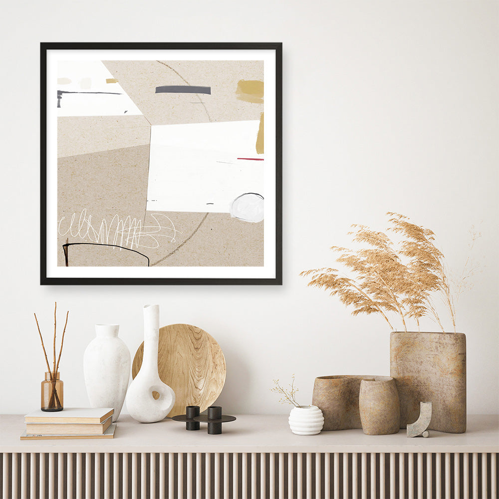 Shop Block (Square) Art Print a painted abstract themed wall art print from The Print Emporium wall artwork collection - Buy Australian made fine art painting style poster and framed prints for the home and your interior decor room, TPE-DH-150-AP