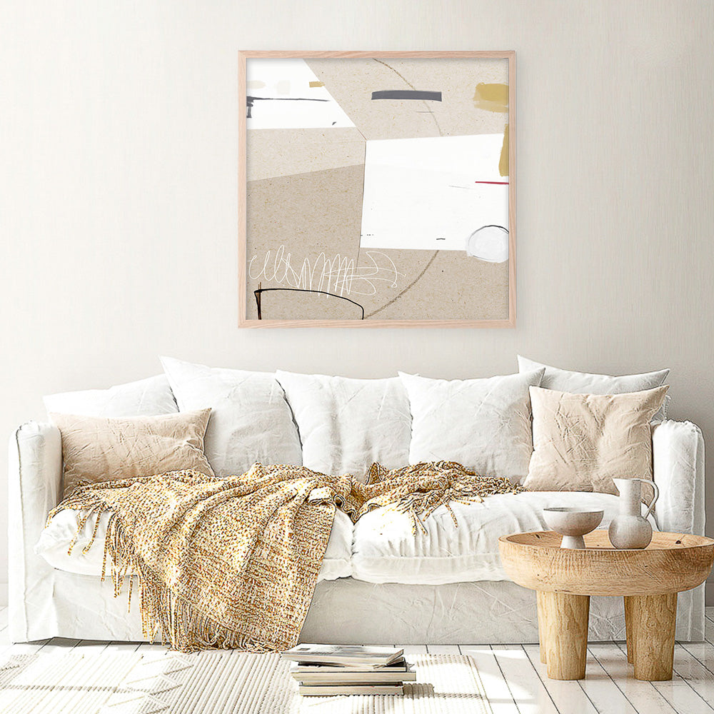Shop Block (Square) Art Print a painted abstract themed wall art print from The Print Emporium wall artwork collection - Buy Australian made fine art painting style poster and framed prints for the home and your interior decor room, TPE-DH-150-AP