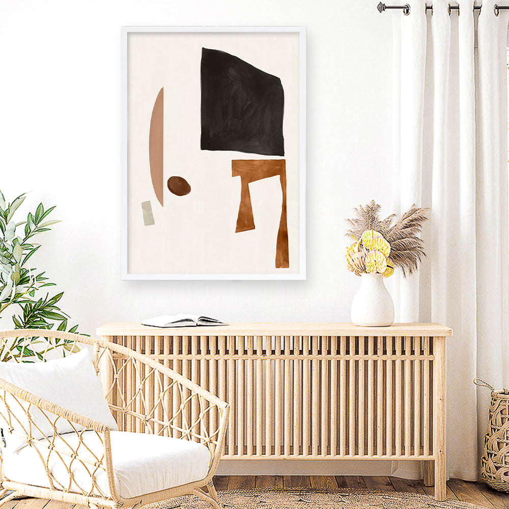 Shop Blockway I Art Print a painted abstract themed wall art print from The Print Emporium wall artwork collection - Buy Australian made fine art painting style poster and framed prints for the home and your interior decor room, TPE-PC-OS097-AP