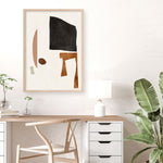 Shop Blockway I Art Print a painted abstract themed wall art print from The Print Emporium wall artwork collection - Buy Australian made fine art painting style poster and framed prints for the home and your interior decor room, TPE-PC-OS097-AP