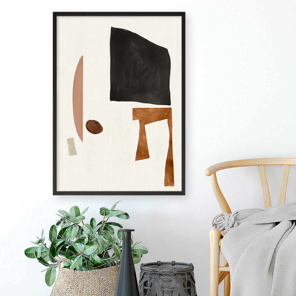 Shop Blockway I Art Print a painted abstract themed wall art print from The Print Emporium wall artwork collection - Buy Australian made fine art painting style poster and framed prints for the home and your interior decor room, TPE-PC-OS097-AP