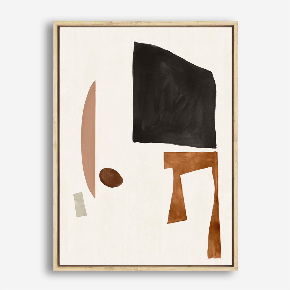 Shop Blockway I Canvas Print a painted abstract themed framed canvas wall art print from The Print Emporium artwork collection - Buy Australian made fine art painting style stretched canvas prints for the home and your interior decor space, TPE-PC-OS097-CA-35X46-NF