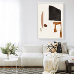 Shop Blockway I Canvas Print a painted abstract themed framed canvas wall art print from The Print Emporium artwork collection - Buy Australian made fine art painting style stretched canvas prints for the home and your interior decor space, TPE-PC-OS097-CA-35X46-NF