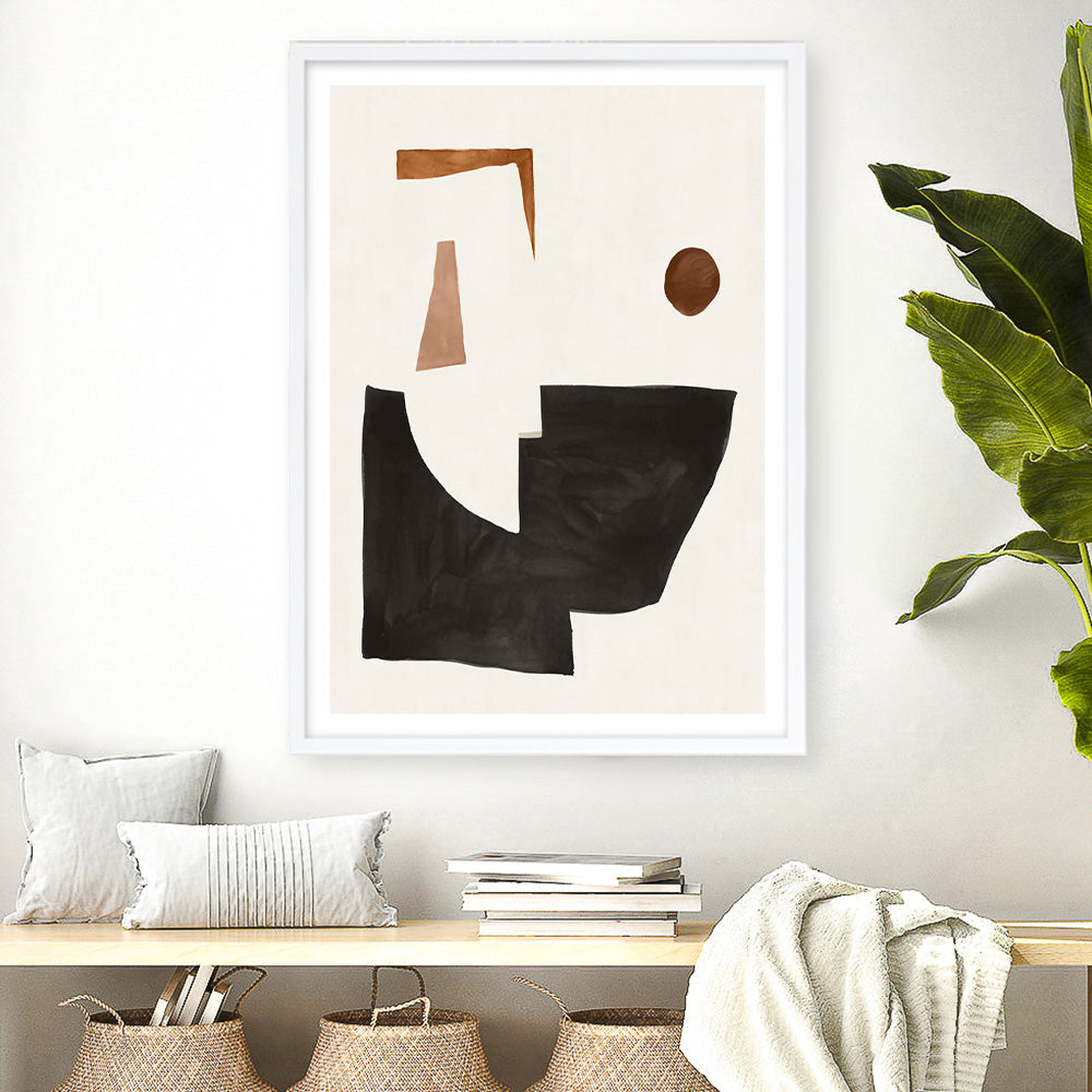 Shop Blockway II Art Print a painted abstract themed wall art print from The Print Emporium wall artwork collection - Buy Australian made fine art painting style poster and framed prints for the home and your interior decor room, TPE-PC-OS098-AP