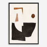 Shop Blockway II Art Print a painted abstract themed wall art print from The Print Emporium wall artwork collection - Buy Australian made fine art painting style poster and framed prints for the home and your interior decor room, TPE-PC-OS098-AP