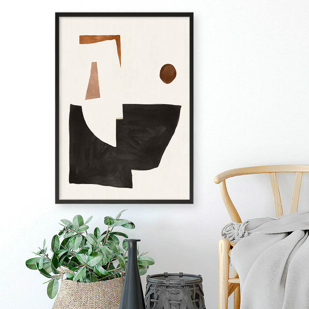 Shop Blockway II Art Print a painted abstract themed wall art print from The Print Emporium wall artwork collection - Buy Australian made fine art painting style poster and framed prints for the home and your interior decor room, TPE-PC-OS098-AP