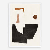 Shop Blockway II Art Print a painted abstract themed wall art print from The Print Emporium wall artwork collection - Buy Australian made fine art painting style poster and framed prints for the home and your interior decor room, TPE-PC-OS098-AP