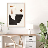 Shop Blockway II Art Print a painted abstract themed wall art print from The Print Emporium wall artwork collection - Buy Australian made fine art painting style poster and framed prints for the home and your interior decor room, TPE-PC-OS098-AP