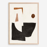 Shop Blockway II Art Print a painted abstract themed wall art print from The Print Emporium wall artwork collection - Buy Australian made fine art painting style poster and framed prints for the home and your interior decor room, TPE-PC-OS098-AP