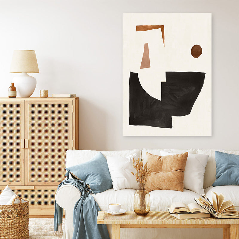 Shop Blockway II Canvas Print a painted abstract themed framed canvas wall art print from The Print Emporium artwork collection - Buy Australian made fine art painting style stretched canvas prints for the home and your interior decor space, TPE-PC-OS098-CA-35X46-NF