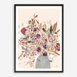 Shop Blooms Art Print a floral themed painted wall art print from The Print Emporium wall artwork collection - Buy Australian made fine art painting style poster and framed prints for the home and your interior decor room, TPE-DH-014-AP