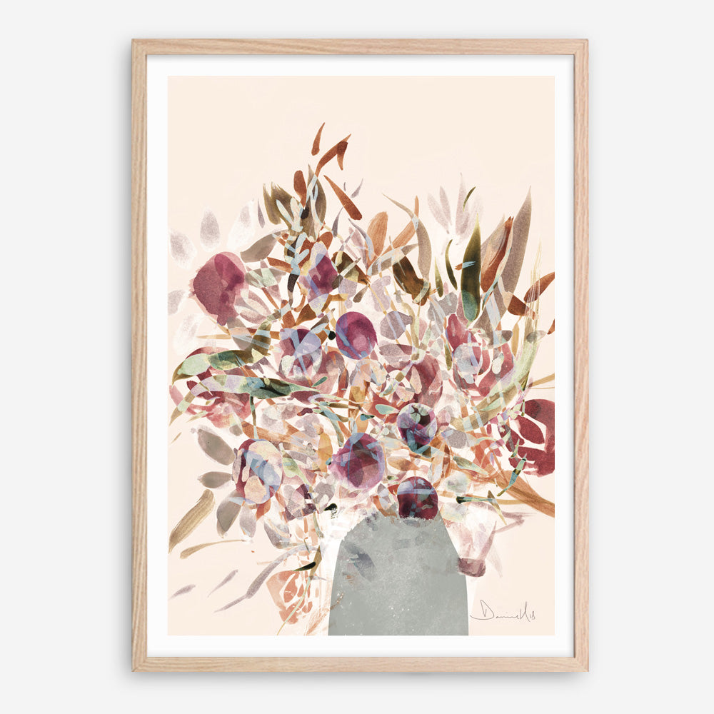 Shop Blooms Art Print a floral themed painted wall art print from The Print Emporium wall artwork collection - Buy Australian made fine art painting style poster and framed prints for the home and your interior decor room, TPE-DH-014-AP