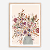 Shop Blooms Art Print a floral themed painted wall art print from The Print Emporium wall artwork collection - Buy Australian made fine art painting style poster and framed prints for the home and your interior decor room, TPE-DH-014-AP