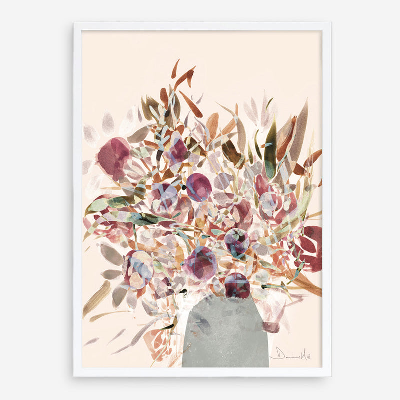Shop Blooms Art Print a floral themed painted wall art print from The Print Emporium wall artwork collection - Buy Australian made fine art painting style poster and framed prints for the home and your interior decor room, TPE-DH-014-AP