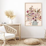 Shop Blooms Art Print a floral themed painted wall art print from The Print Emporium wall artwork collection - Buy Australian made fine art painting style poster and framed prints for the home and your interior decor room, TPE-DH-014-AP