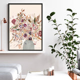 Shop Blooms Art Print a floral themed painted wall art print from The Print Emporium wall artwork collection - Buy Australian made fine art painting style poster and framed prints for the home and your interior decor room, TPE-DH-014-AP