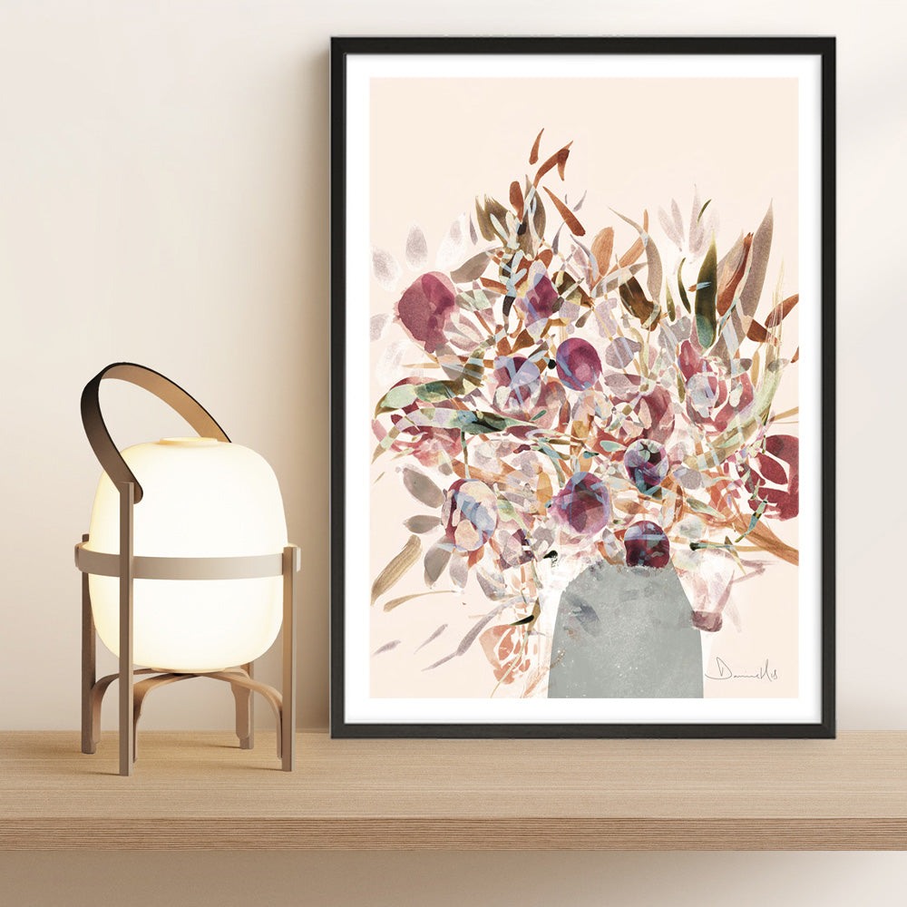 Shop Blooms Art Print a floral themed painted wall art print from The Print Emporium wall artwork collection - Buy Australian made fine art painting style poster and framed prints for the home and your interior decor room, TPE-DH-014-AP