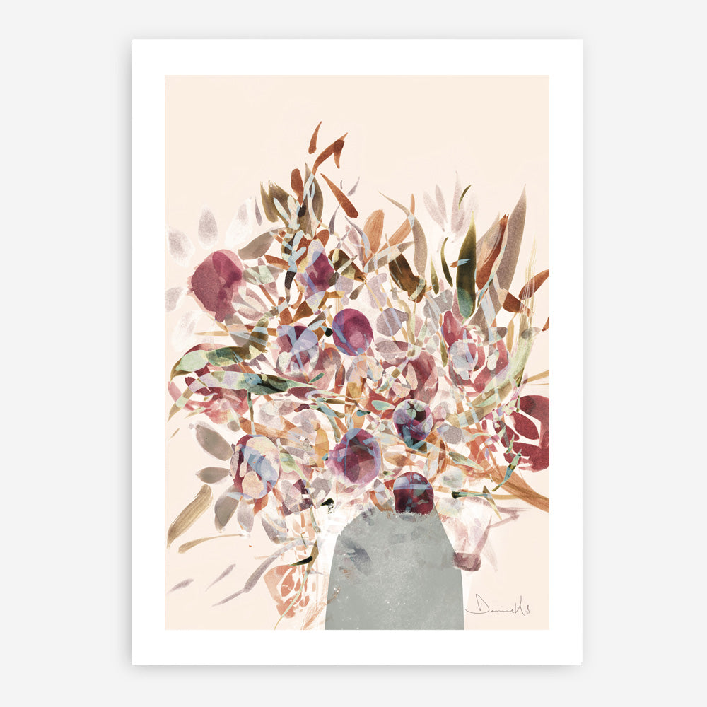 Shop Blooms Art Print a floral themed painted wall art print from The Print Emporium wall artwork collection - Buy Australian made fine art painting style poster and framed prints for the home and your interior decor room, TPE-DH-014-AP