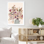 Shop Blooms Art Print a floral themed painted wall art print from The Print Emporium wall artwork collection - Buy Australian made fine art painting style poster and framed prints for the home and your interior decor room, TPE-DH-014-AP