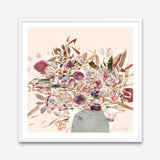 Shop Blooms (Square) Art Print a floral themed painted wall art print from The Print Emporium wall artwork collection - Buy Australian made fine art painting style poster and framed prints for the home and your interior decor room, TPE-DH-244-AP