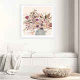 Shop Blooms (Square) Art Print a floral themed painted wall art print from The Print Emporium wall artwork collection - Buy Australian made fine art painting style poster and framed prints for the home and your interior decor room, TPE-DH-244-AP