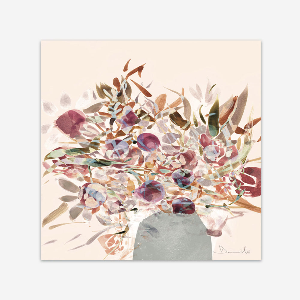 Shop Blooms (Square) Art Print a floral themed painted wall art print from The Print Emporium wall artwork collection - Buy Australian made fine art painting style poster and framed prints for the home and your interior decor room, TPE-DH-244-AP
