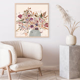 Shop Blooms (Square) Art Print a floral themed painted wall art print from The Print Emporium wall artwork collection - Buy Australian made fine art painting style poster and framed prints for the home and your interior decor room, TPE-DH-244-AP