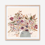 Shop Blooms (Square) Art Print a floral themed painted wall art print from The Print Emporium wall artwork collection - Buy Australian made fine art painting style poster and framed prints for the home and your interior decor room, TPE-DH-244-AP