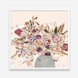 Shop Blooms (Square) Art Print a floral themed painted wall art print from The Print Emporium wall artwork collection - Buy Australian made fine art painting style poster and framed prints for the home and your interior decor room, TPE-DH-244-AP