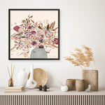 Shop Blooms (Square) Art Print a floral themed painted wall art print from The Print Emporium wall artwork collection - Buy Australian made fine art painting style poster and framed prints for the home and your interior decor room, TPE-DH-244-AP