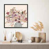 Shop Blooms (Square) Art Print a floral themed painted wall art print from The Print Emporium wall artwork collection - Buy Australian made fine art painting style poster and framed prints for the home and your interior decor room, TPE-DH-244-AP