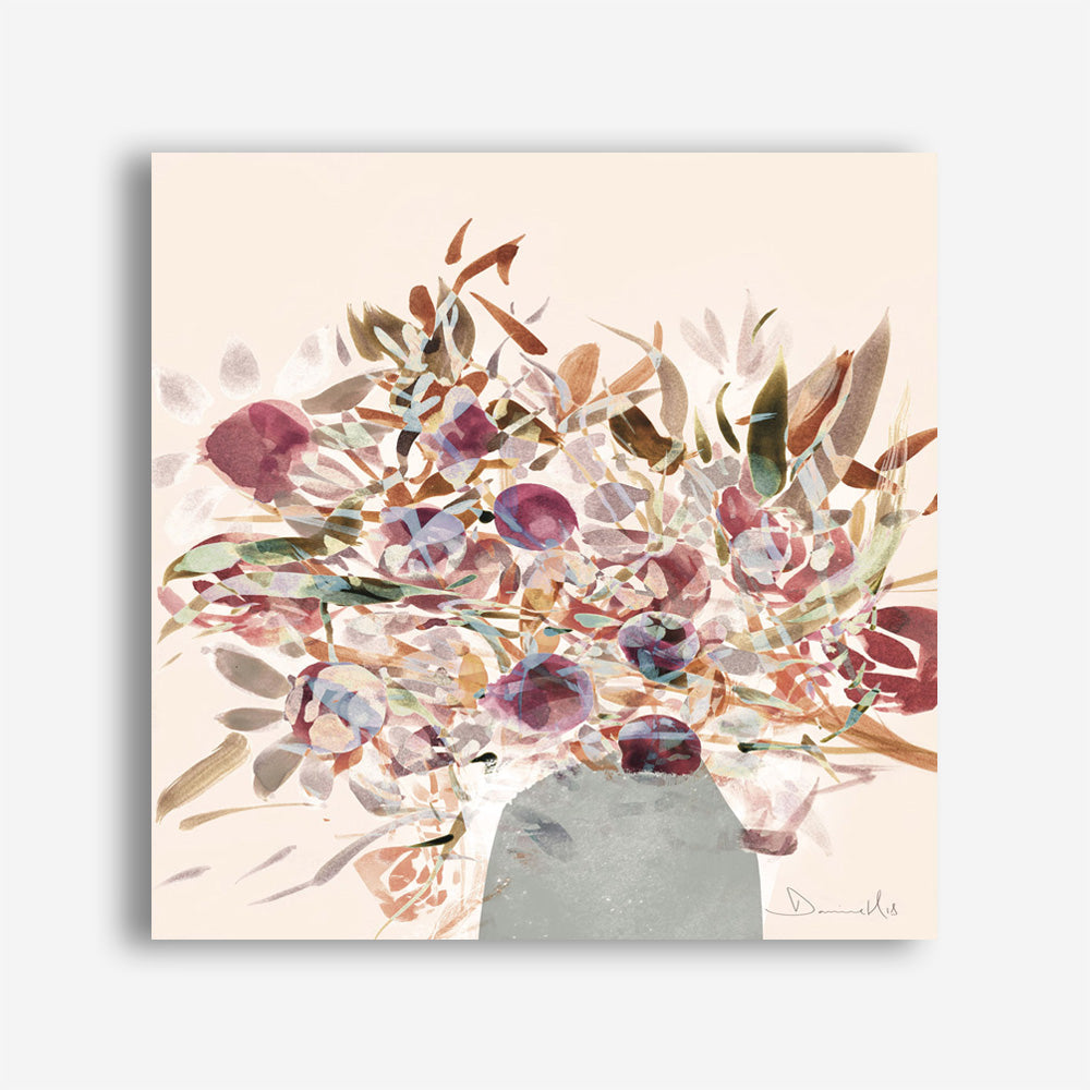 Shop Blooms (Square) Canvas Print a floral themed painted framed canvas wall art print from The Print Emporium artwork collection - Buy Australian made fine art painting style stretched canvas prints for the home and your interior decor space, TPE-DH-244-CA-40X40-NF