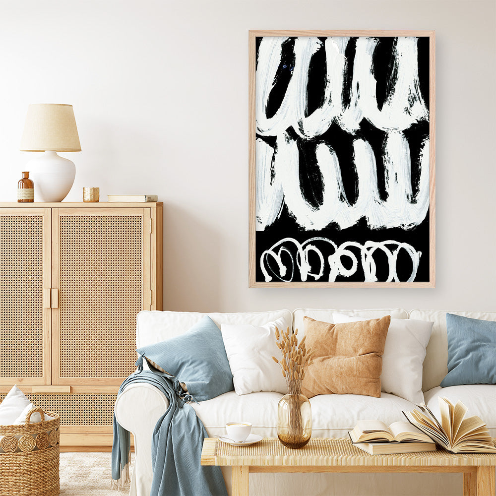 Shop Blop Art Print a painted abstract themed wall art print from The Print Emporium wall artwork collection - Buy Australian made fine art painting style poster and framed prints for the home and your interior decor room, TPE-DH-015-AP