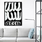 Shop Blop Canvas Print a painted abstract themed framed canvas wall art print from The Print Emporium artwork collection - Buy Australian made fine art painting style stretched canvas prints for the home and your interior decor space, TPE-DH-015-CA-35X46-NF