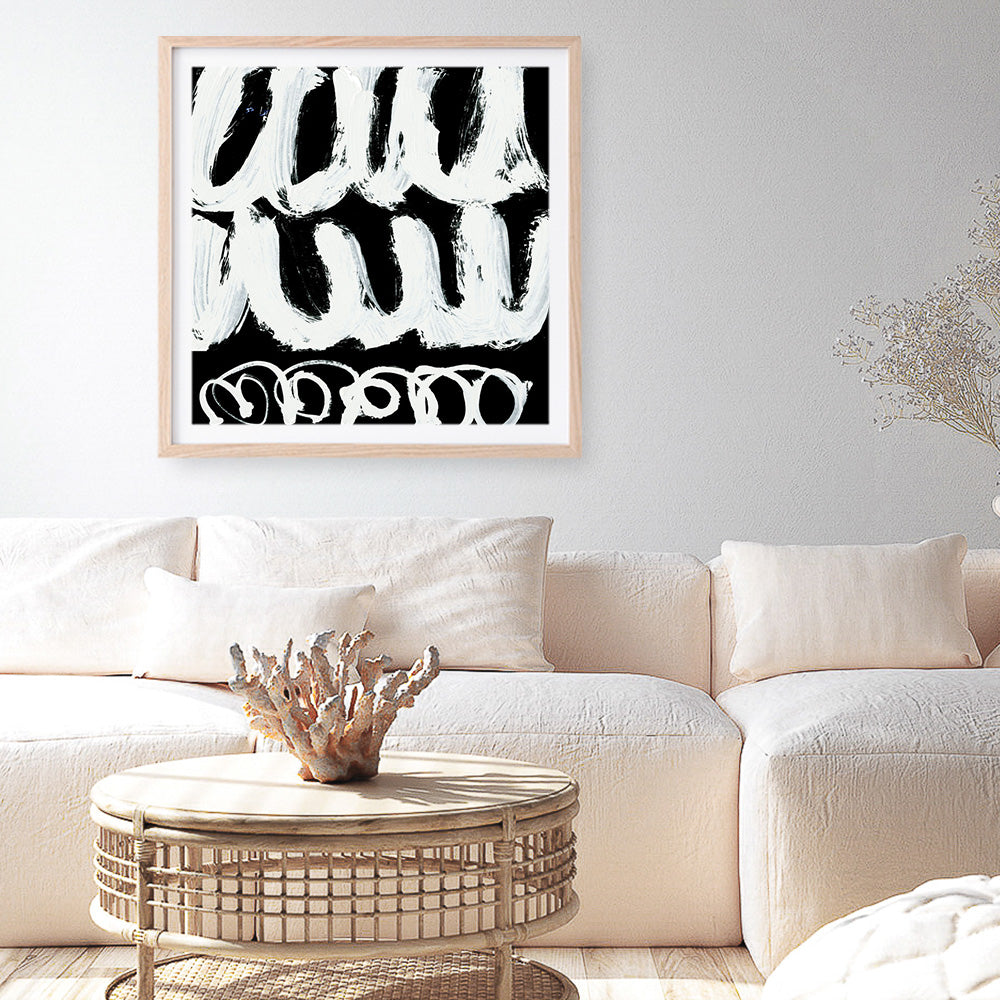 Shop Blop (Square) Art Print a painted abstract themed wall art print from The Print Emporium wall artwork collection - Buy Australian made fine art painting style poster and framed prints for the home and your interior decor room, TPE-DH-245-AP