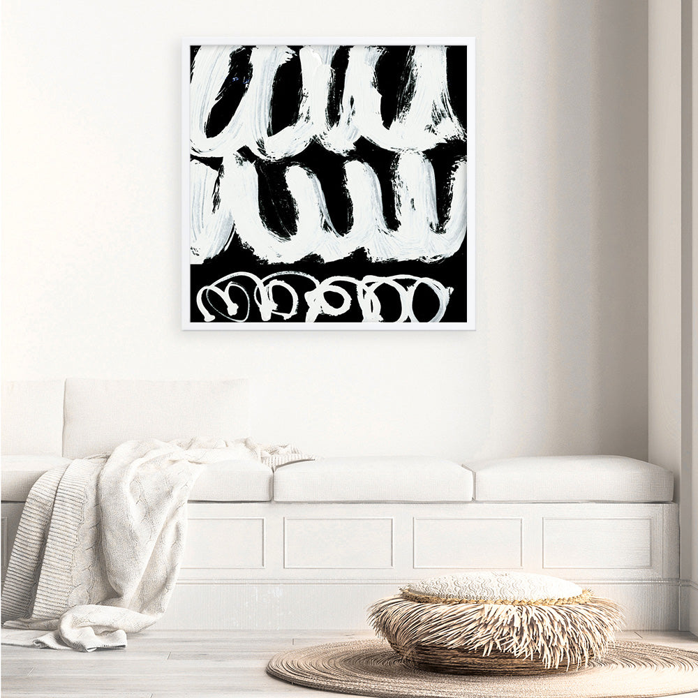 Shop Blop (Square) Art Print a painted abstract themed wall art print from The Print Emporium wall artwork collection - Buy Australian made fine art painting style poster and framed prints for the home and your interior decor room, TPE-DH-245-AP