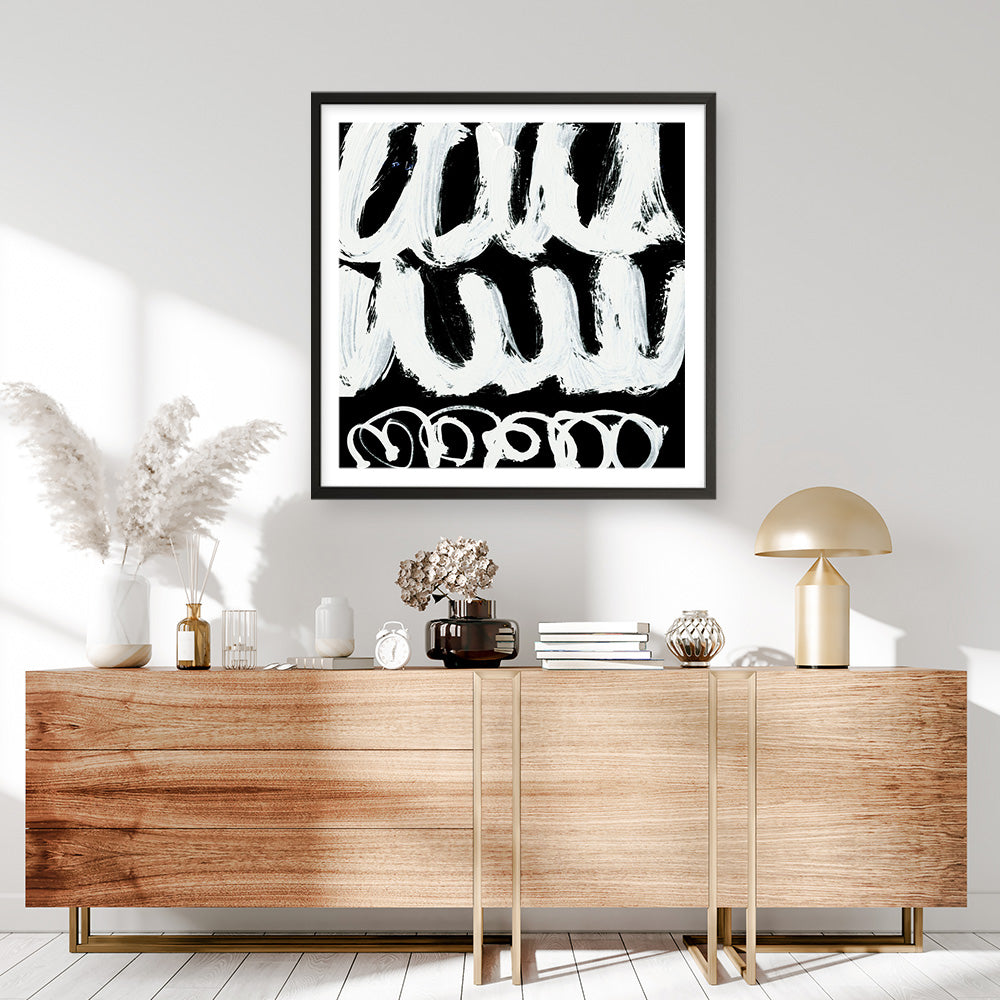 Shop Blop (Square) Art Print a painted abstract themed wall art print from The Print Emporium wall artwork collection - Buy Australian made fine art painting style poster and framed prints for the home and your interior decor room, TPE-DH-245-AP