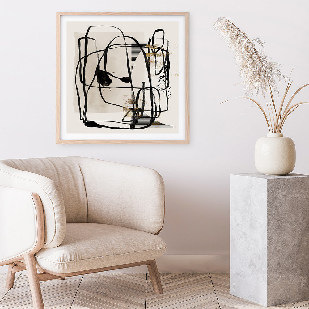 Shop Blotted I (Square) Art Print a painted abstract themed wall art print from The Print Emporium wall artwork collection - Buy Australian made fine art painting style poster and framed prints for the home and your interior decor room, TPE-PC-EZ985-AP