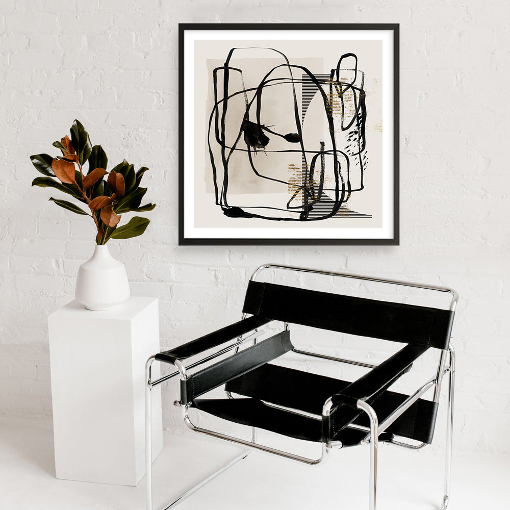 Shop Blotted I (Square) Art Print a painted abstract themed wall art print from The Print Emporium wall artwork collection - Buy Australian made fine art painting style poster and framed prints for the home and your interior decor room, TPE-PC-EZ985-AP