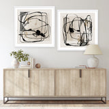 Shop Blotted I (Square) Art Print a painted abstract themed wall art print from The Print Emporium wall artwork collection - Buy Australian made fine art painting style poster and framed prints for the home and your interior decor room, TPE-PC-EZ985-AP